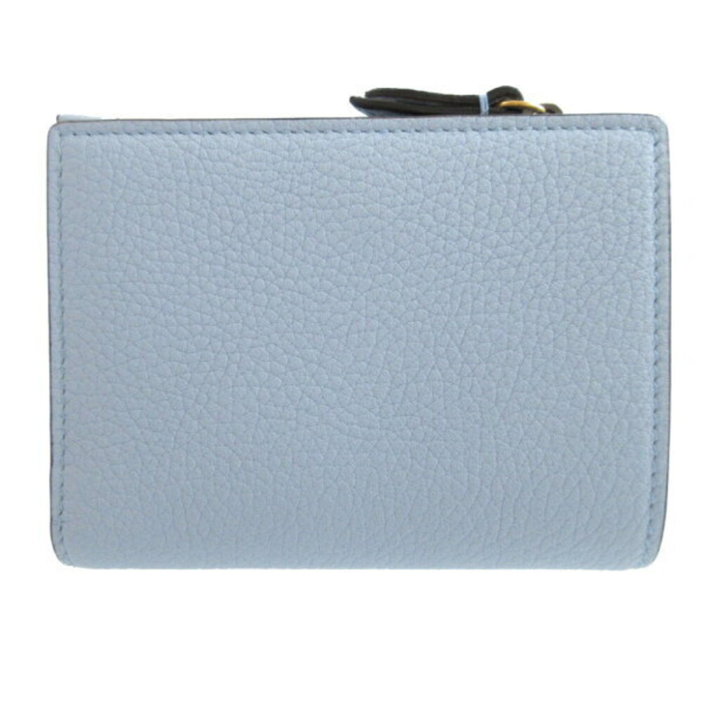 Gucci Interlocking Gg Leather Python Blue Bifold … - image 3